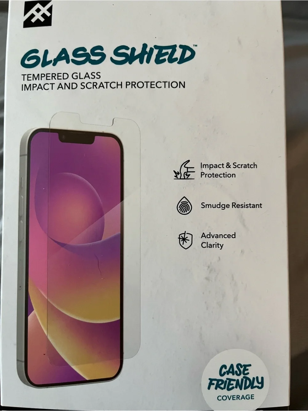 Tempered Glass Screen Protector for iPhone (Clear) Bundle